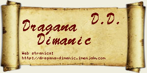 Dragana Dimanić vizit kartica